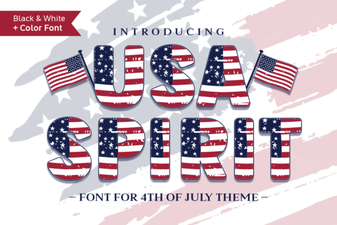 Handcrafted American Spirit Fonts for Design Projects