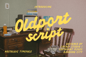 Oldport Script Font for Elegant Design Projects