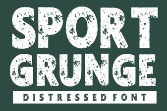 Sport Grunge Fonts for Creative Design Projects