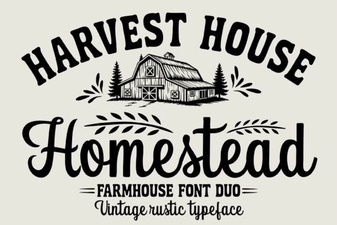 Homestead Font: the Creative Designer's Toolkit