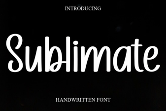 Sublimate Font: Creative Design and Typography Uses