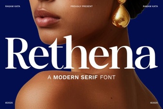 Rethena Font: Modern Typeface Designs & Uses
